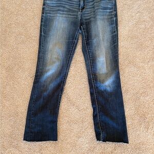 Daytrip Women's Faded Dark Blue Boot Cut Jeans